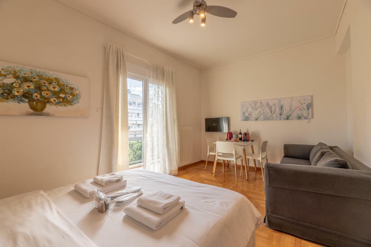 Top Sightseeing 3Rd Floor Studio On A Paved Road! Atenas Exterior foto